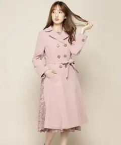 定価23100円　ウィルセレクション　バックレーストレンチコートのサムネイル