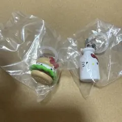 ハローキティ アメリカンデザインめじるしアクセサリー ミルク ハンバーガー
