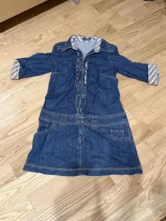 BURBERRY BLUE LABEL デニムワンピース バーバリー38のサムネイル