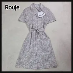 [新品タグ付き]Rouje LIBERTY. ひざ丈ワンピース ウエストリボンのサムネイル