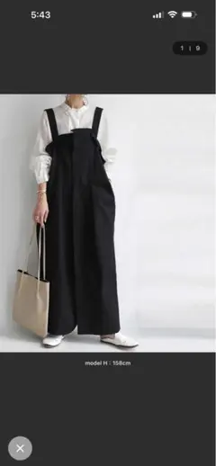 antiqua サロペットワンピース　サイズF