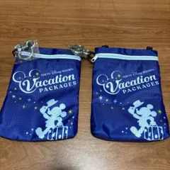 東京ディズニーリゾート バケーションパッケージ特典　ショルダーバッグ　2個セット