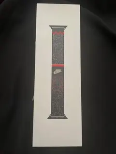Apple Watch Nike Sport Loop バンド 黒/赤