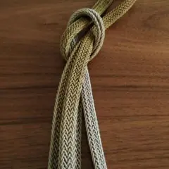 黄色白のグラデーション帯締め 房付き