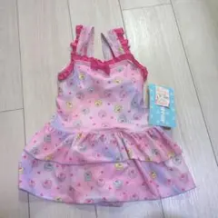女の子用マカロン柄水着 130サイズ