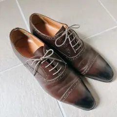 チェントフェリーナ　ダークブラウン ビジネスシューズ 革靴　24.5cm