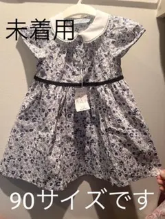 CHOPIN 花柄 半袖ワンピース 90cm美品