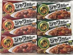 ハウス ジャワカレー 辛口 中辛 計6箱セットのサムネイル