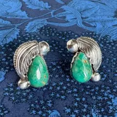 1990's ヴィンテージ　ターコイズ　ピアス　ズニ族　インディアンジュエリー