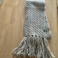 GAP ケーブル編みマフラー ベージュ