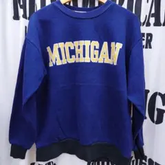 I*Y様 4020/スターター ミシガン大学 カレッジ刺繍ロゴ スウェット L
