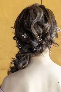 ブライダルアクセサリー　結婚式　小物　ヘア＆ピアス
