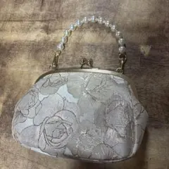 花柄刺繍パーティーバッグ