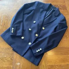 GU ネイビー ダブルブレスト ブレザー ジャケット