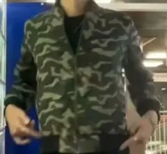 迷彩ジャケットリバーシブル