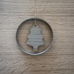 IFUJI X’MAS ORNAMENTS gray 草木染 tree ツリー