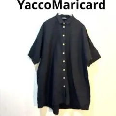 美品】ヤッコマリカルド ピンタックシャツ ブラウス パープル 大きい