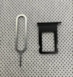 iPhoneSE2用（ブラック・黒）　SIMトレイ・SIMトレー