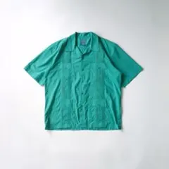 美品】USED 00s コットンニット 半袖 ポロシャツ M.GRN - メルカリ
