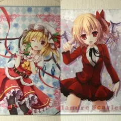 東方プロジェクト　レミフラ　パジャマ　美少女　クリアファイル　VY18 東方projectクリアファイル すなめりドリルクリアファイル(七瀬