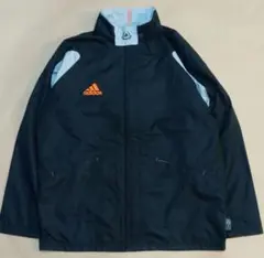 adidas ピステ・ウィンドブレーカーLサイズ ブラック/シルバー 【未使用】