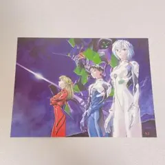 エヴァンゲリオン 限定 ポストカード 碇シンジ 綾波レイ アスカ 初号機 u