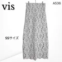 【ビス】 レースタイトスカート 花柄 総レース エレガント SS