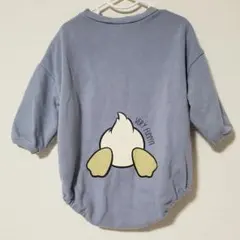 バースデイ☆フタフタ　ディズニー　ドナルドの長袖裏起毛ロンパース　70サイズ