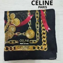 【未使用】【レア】【希少】CELINE オールドセリーヌ 大判ハンカチマカダム柄