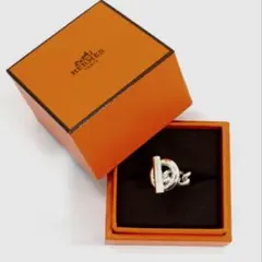 新品未使用】HERMES クルー・ド・フォルジュ GM シルバー リング 美品