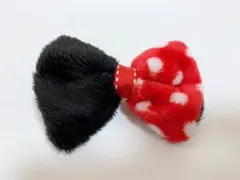 ミニーちゃん風　ヘアピン　ヘアクリップ