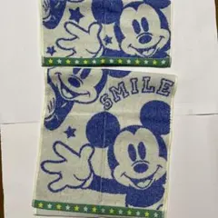 ミッキー&フレンズ フェイスタオル ハンドタオル セット