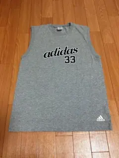 adidas アディダス タンクトップ グレー レディースS