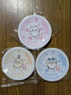 【新品未開封】ちいかわくら寿司コラボ皿３枚