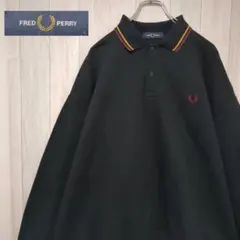 日本製 フレッドペリー ×ビームス別注長袖ポロシャツ オーバーサイズ L 鹿の子