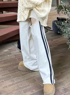 Alley tokyo ダメージスウェットパンツ