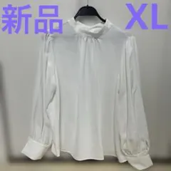 シャツ　ブラウス　イオン　セレモニースーツ　XL ホワイト