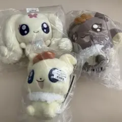 h*u様 プリキュア　妖精ぬいぐるみ 3個セット ココ　ナッツ　チョッピ