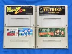 SFC ハイパーゾーンスーパーテトリス2 忍たま乱太郎2 スーパードンキーコング