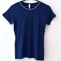 TOMMY HILFIGER 半袖Tシャツ M 無地 紺 コットン トミー新品