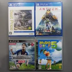 PS4/PS3 ゲーム4本セット