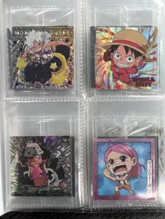 O*！様 ワンピースウエハースシールlog12フルコンプ ➕ゴールドパラレル5枚