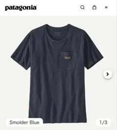 パタゴニア　ウィメンズ・ワーク・ポケット・Tシャツ ネイビー