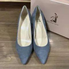 BOUTIQUE OSAKI グレー スエード ハイヒール　24.5cm
