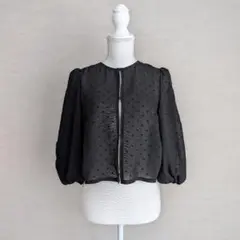 ノーカラーブルゾン ノーカラージャケット