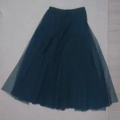 CLOVER DEPOT クローバーデポ チュールスカート ダークグリーン