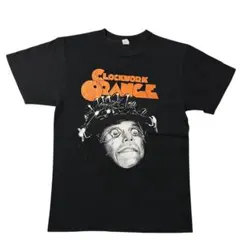 チャップリン】時計仕掛けのオレンジ風 Tシャツ 黒 風刺 supreme M 