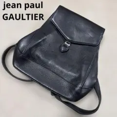 ジャンポールゴルチエ レザーリュック モスグリーン - メルカリ