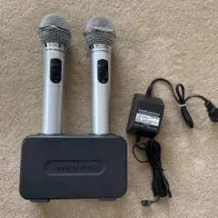 audio-technica ワイヤレスマイク 2本セット 本体のサムネイル