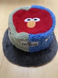 【美品】USJ セサミストリート 帽子 バケハ